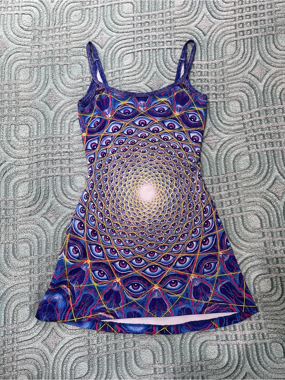 Cosm Alex Grey Psychedelic Spiral Eye Cami Top